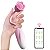 Vibrador Estimulador em formato de flor - Controle via APP - Recarga USB - Imagem 2