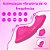Vibrador de Calcinha por Aplicativo com 10 Modos de Vibração Recarregável USB - Imagem 1