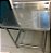 Mesa de Inox 72 cm. com Encosto [usada] - Imagem 1