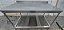 Mesa de Inox 1,50 Mt com Prateleira Inferior Grelha Desmontável [usada] - Imagem 1