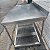 Mesa de Inox 1,50 Mt com Prateleira Inferior Grelha Desmontável [usada] - Imagem 4