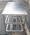 Mesa 100% Inox 1,30 mt. com DUAS Prateleiras Gradeadas [Usada] - Imagem 4