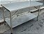 Mesa 100% Inox 1,50 mt. com prateleira Lisa [Usada] - Imagem 4