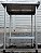 Mesa 100% Inox 0,70 mt. com Prateleira Gradeada [usada] - Imagem 2