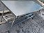 Mesa 100% Inox 1,80 mt. com Prateleira Gradeada [usada] - Imagem 2