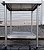 Mesa 100% Inox 0,75 mt. com Prateleira Gradeada [usada] - Imagem 4