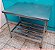 Mesa 100% Inox 1 mt. com prateleira gradeada [Usada] - Imagem 1