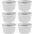 Ramequim Porcelana Canelado 100 Ml -  5 cm (A) 8cm (L) - Imagem 1