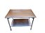 Mesa 100% Inox 1,10m. com Prateleira Lisa - Promaq  [Usada] - Imagem 1