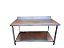 Mesa 100% Inox 1,30m. com Prateleira Lisa - [Usada] - Imagem 1