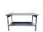 Mesa 100% Inox 1,5m. com Prateleira Lisa [Usada] - Promaq - Imagem 1
