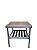 Mesa 100% Inox 70cm. com Prateleira Gradeada [Usada] - Imagem 1