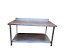 Mesa 100% Inox 1,35 mt. com prateleira lisa [Usada] - Imagem 2