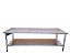 Mesa 100% Inox 2,10m com Prateleira Lisa [Usada] - Promaq - Imagem 1