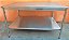 Mesa de Inox 1,45m com Prateleira Inferior Lisa [Usada] - Imagem 1