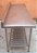 Mesa 100% Inox com prateleira inferior gradeada - 2m [Usada] - Imagem 2