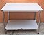 Mesa 100% Inox - 1,20m com prateleira inferior lisa [Nova] - Imagem 1