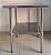 Mesa totalmente Inox com prateleira lisa 70x70x85cm [Usada] - Imagem 3