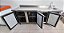 Balcão Refrigerado 3 Portas com Cuba Direita Totalmente Inox 2mt 220V Elvi [Seminovo] - Imagem 2