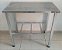 Mesa Tampo de Inox com pés de ferro 93cm [USADA] - Imagem 1