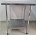 Mesa Fritomaq com prateleira inferior 100% Inox - 70x70 [Usada] - Imagem 2
