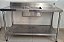 Pia 100% Inox com cuba central e prateleira inferior 1.40m [Usado] - Imagem 2