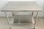 Mesa 100% Inox 1m com prateleira inferior lisa - Fritomaq [Usada] - Imagem 2
