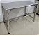Mesa Bancada de Inox 100% com bordas arredondadas - 1.20m [Usada] - Imagem 2