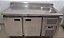 Balcão Refrigerado Inox 304 Dentro e Fora com Cuba Direita - 1,5m 220v - Alfatec [Usada] - Imagem 1
