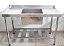 Pia de Inox com cuba central -1.30m [Usada] - Imagem 1