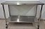 Aparador / Bancada / Mesa de Inox com prateleira inferior 1.20m com rodízios [Usada] - Imagem 2