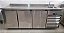 Balcão Refrigerado 3 Portas com Cuba Direita Inox Dentro e Fora 2 mt 220v - Factore [Seminovo] - Imagem 1