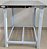 Bancada/ Mesa Tampo de Inox com pés de ferro - 70x70 - Itajobi [Usada] - Imagem 3