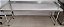 Bancada / Mesa de Inox - 1.88m com espelho/encosto [Usado] - Imagem 3