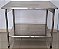 Mesa / Bancada de Inox 304 com prateleira inferior lisa 1m x 70 - Sulfisa [Usada] - Imagem 1