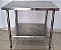 Mesa / Bancada de Inox 304 com prateleira inferior lisa 90m x 70 - Sulfisa [Usada] - Imagem 1