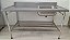 Pia / Bancada com cuba direita de Inox - 1.40m x 70cm x 90cm Promaq [Usada] - Imagem 1