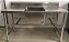 Pia / Bancada de Inox com cuba central - 1.50m x 70 x 85 [Seminova] - Imagem 3