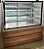 Vitrine de doce / bolos - Quadrat Alta Refrigerada 3 planos – Linha Vertiko Fechamento frontal 220v - Elvi [Seminova] - Imagem 1