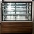 Vitrine de doce / bolos - Quadrat Alta Refrigerada 3 planos – Linha Vertiko Fechamento frontal 220v - Elvi [Seminova] - Imagem 2