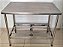 Mesa / Bancada de Inox com prateleira inferior gradeada - 1m x 50cm x 86cm (LxPxA) [Usado] - Imagem 2
