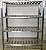 Estante Gradeada Totalmente em Inox - 4 Planos - 1.5m x 50cm x 1.8m [Usado] - Imagem 1