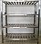 Estante Gradeada Totalmente em Inox - 4 Planos - 1.5m x 50cm x 1.8m [Usado] - Imagem 2