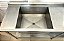 Bancada de Inox / Pia com cuba esquerda - 2.25cm x 90cm x 60cm Cuba 60x50x30 [Seminovo] - Imagem 3