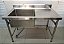 Bancada / Pia de Inox com cuba esquerda - 1.20x70x90 Cuba: 60x50x30 [Usada] - Imagem 2