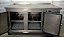 Balcão Refrigerado Inox Dentro e Fora com Condimentadora lado esquerdo (Pista Fria refrigerada) 220v - 1.5m x 80 x 90cm [Usado] - Imagem 4