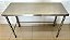Mesa / Bancada / Aparador de Inox 304 com Tampo Liso de Centro Sobre Estrutura Tubular  -130x50x90 cm [Seminovo] - Imagem 1