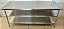 Mesa / Bancada de Aço Inox 304 1.90x70x90 com 2 Prateleiras Lisa - Maquinbal [Seminova] - Imagem 4