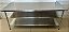 Mesa / Bancada de Aço Inox 304 1.90x70x90 com 2 Prateleiras Lisa - Maquinbal [Seminova] - Imagem 2