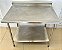 Mesa / Bancada de Inox 304 100x70x90cm Com 1 Prateleira Lisa - Maquinbal [Usada] - Imagem 2